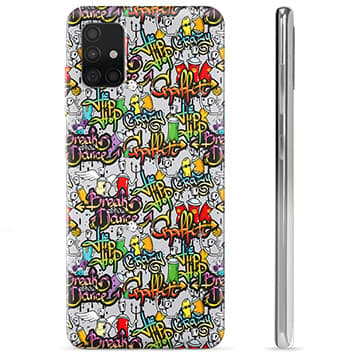 Samsung Galaxy A51 TPU-Skal - Graffiti Animerad