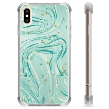 iPhone X / iPhone XS Hybridskal - Grön Mynta Grön