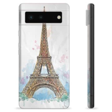 Google Pixel 6 TPU-Skal - Paris Animerad