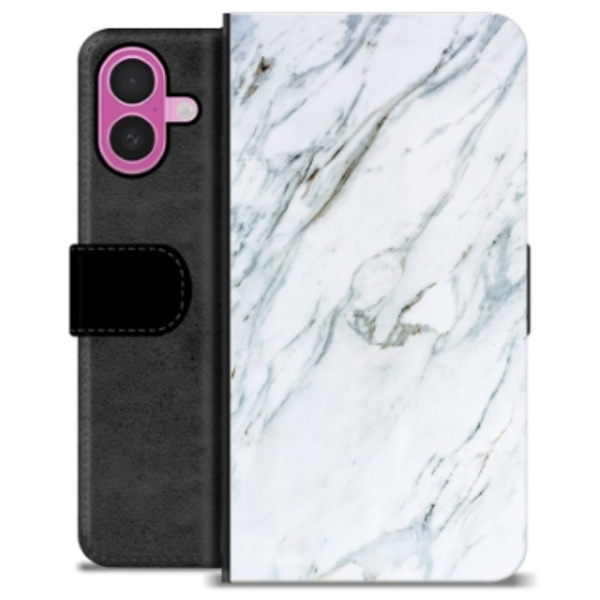 iPhone 16 Plus Premium Plånboksfodral - Marmor Animerad