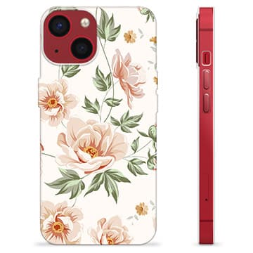 iPhone 13 Mini TPU-Skal - Blommig Animerad
