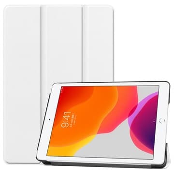 Tri-Fold Series iPad 10.2 2019/2020/2021 Smart Foliofodral - Vit Gul