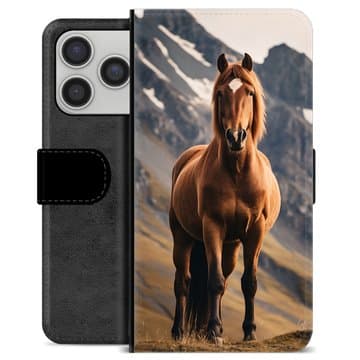 iPhone 17 Pro Premium Plånboksfodral - Häst Animerad