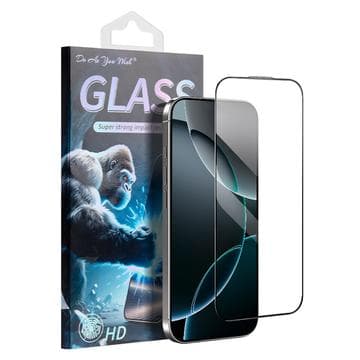 iPhone 17 Aluminium-kiselglasfilm - 9H, heltäckande skydd Genomskinlig