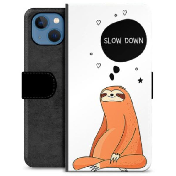 iPhone 13 Premium Plånboksfodral - Slow Down Animerad