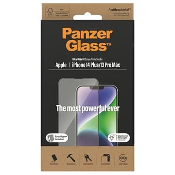 iPhone 13 Pro Max/14 Plus PanzerGlass Ultra-Wide Fit... Svart