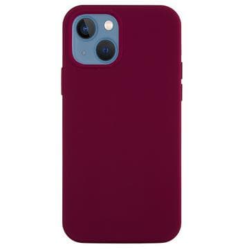 iPhone 15 Liquid Silikonskal - Vinröd Röd