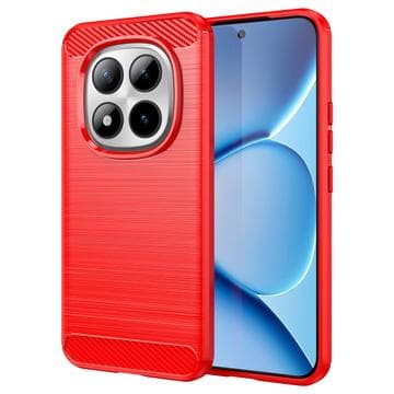 Xiaomi Poco M8 Pro/Redmi Note 15 Pro+ 5G Borstat TPU Skal -... Röd