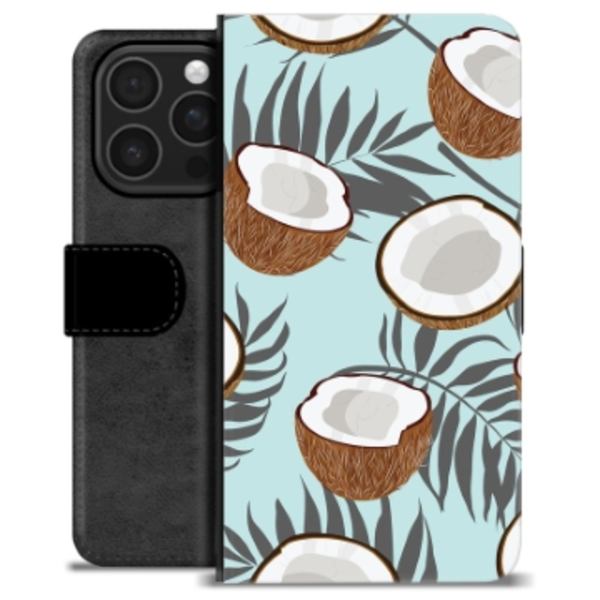 iPhone 16 Pro Premium Plånboksfodral - Kokosnöt Animerad