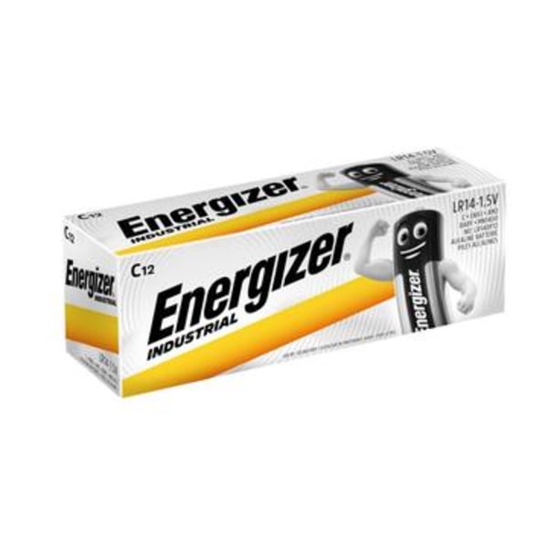 Energizer Industrial LR14/C Alkaliska batterier - 12 st.