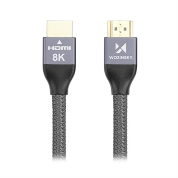 Wozinsky HDMI 2.1 8K 60Hz / 4K 120Hz / 2K 144Hz Kabel - 3m -... Grå