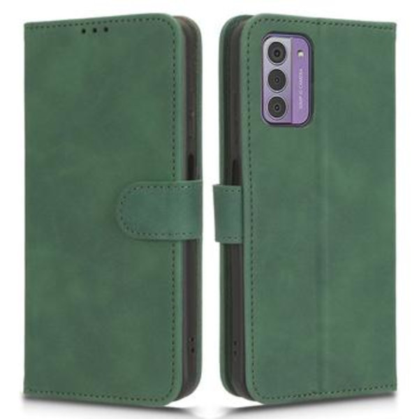 Nokia G42 Plånboksfodral med Stativfunktion - Grön Grön