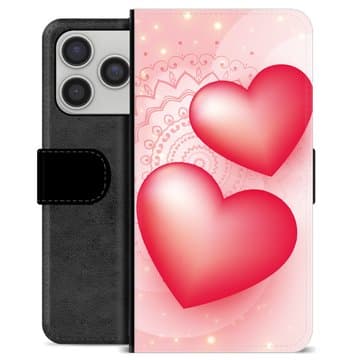 iPhone 17 Pro Premium Plånboksfodral - Kärlek Animerad