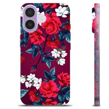 iPhone 17 TPU-Skal - Vintage Blommor Animerad