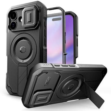 iPhone 17 Tech-Protect Kevlar MagSafe skal - Svart Svart