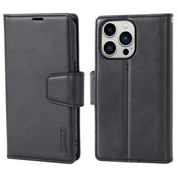 Hanman Miro2 iPhone 14 Pro Plånboksfodral - Svart Svart