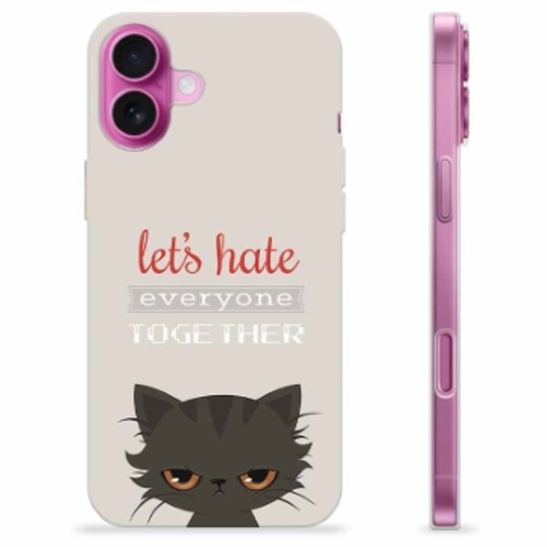 iPhone 16 Plus TPU-Skal - Arg Katt Animerad