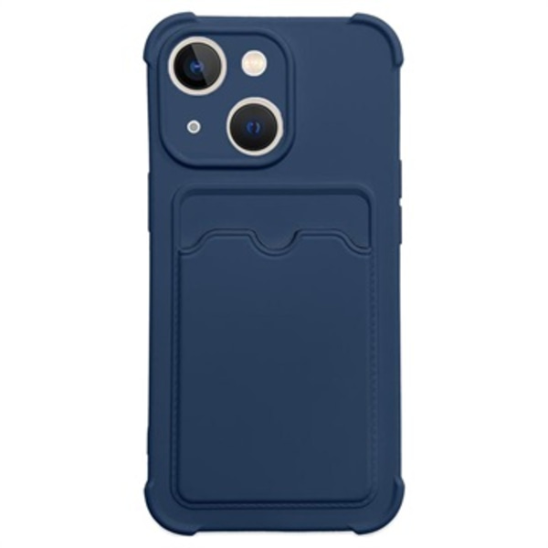Card Armor Series iPhone 13 Mini Silikonskal - Marinblå Blå