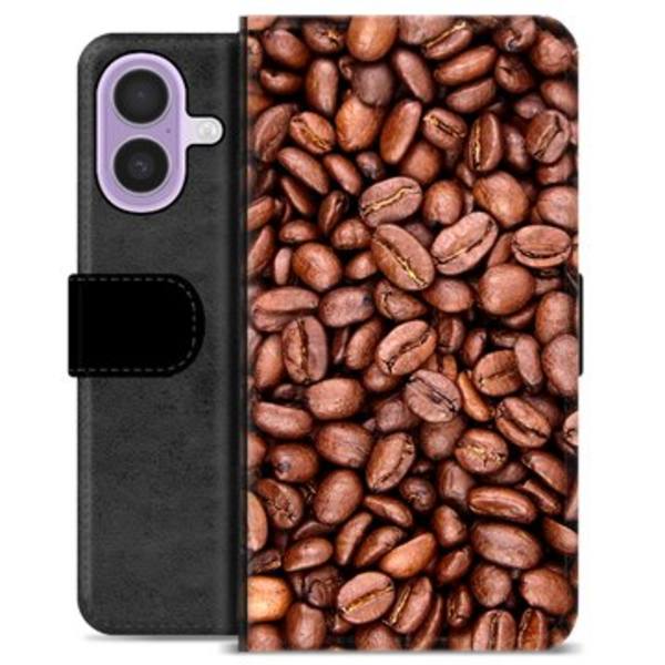 iPhone 17 Premium Plånboksfodral - Kaffebönor Animerad