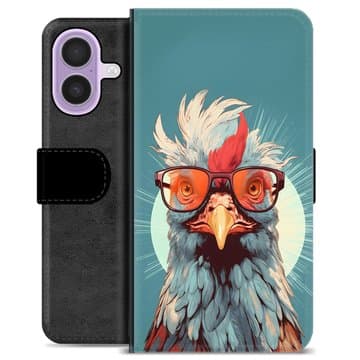 iPhone 17 Premium Plånboksfodral - Höna Animerad