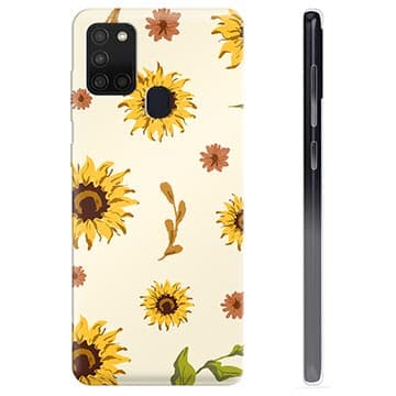 Samsung Galaxy A21s TPU-Skal - Solrosor Animerad