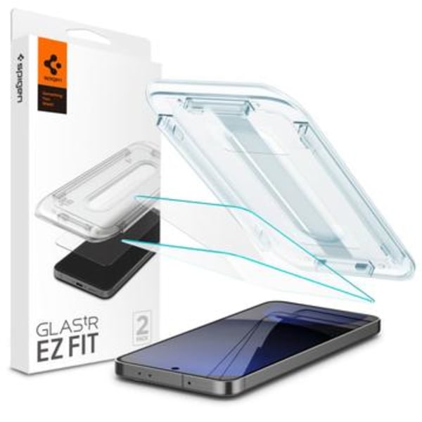 Samsung Galaxy S24 FE Spigen Glas.tR Ez Fit Skärmskydd - 9H... Genomskinlig