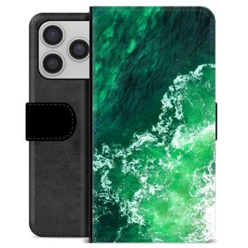 iPhone 17 Pro Premium Plånboksfodral - Vågor Animerad