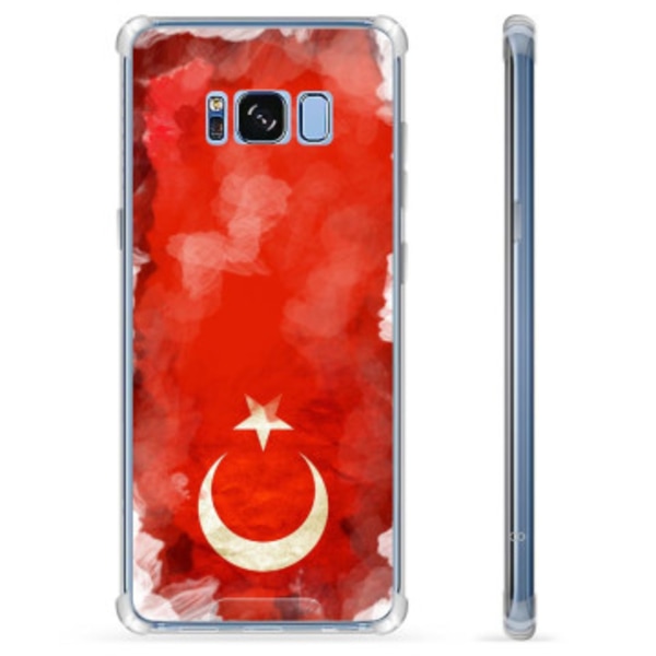 Samsung Galaxy S8+ Hybridskal - Turkisk Flagga Animerad