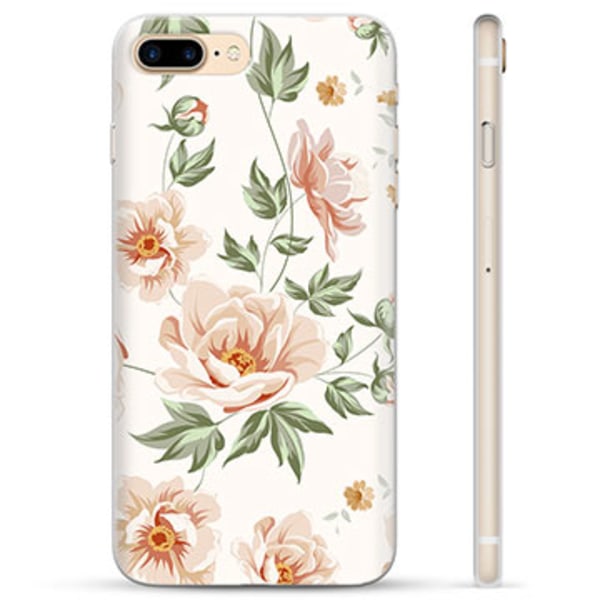 iPhone 7 Plus / iPhone 8 Plus TPU-Skal  - Blommig Animerad