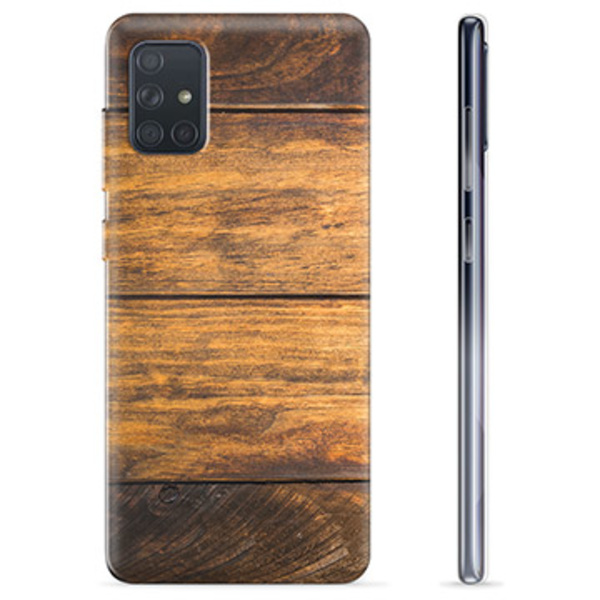 Samsung Galaxy A71 TPU-Skal - Trä Animerad