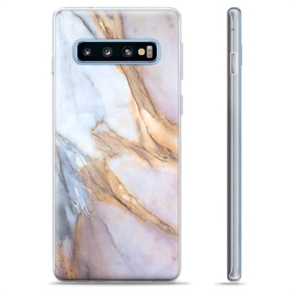 Samsung Galaxy S10+ TPU-Skal - Elegant Marmor Animerad