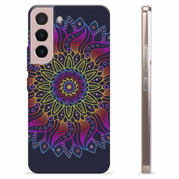 Samsung Galaxy S22 5G TPU-Skal - Färgrik Mandala Animerad
