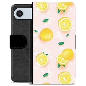 iPhone Air Premium Plånboksfodral - Citronmönster Animerad