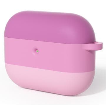 AirPods Pro 3 Gradient stötsäkert silikonfodral med... Rosa