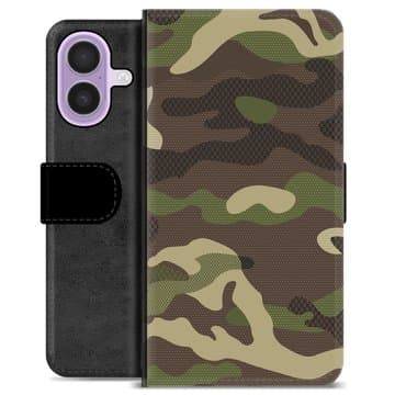 iPhone 17 Premium Plånboksfodral - Kamouflage Animerad