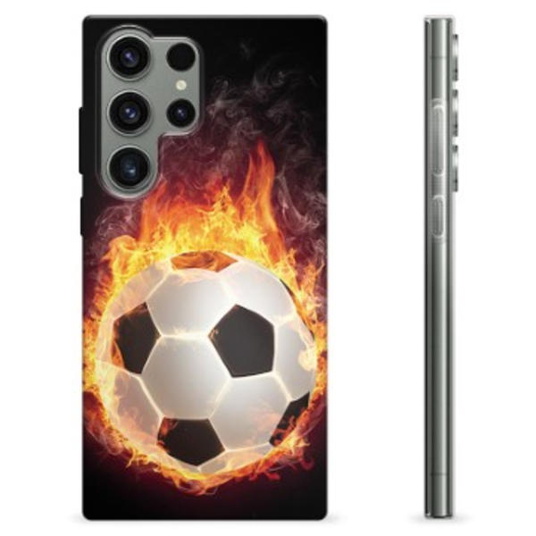 Samsung Galaxy S23 Ultra 5G TPU-Skal - Fotbollsflamma Animerad