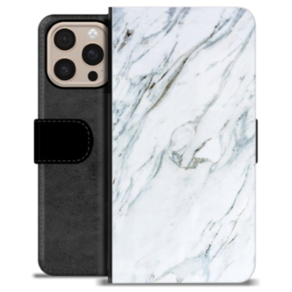 iPhone 16 Pro Max Premium Plånboksfodral - Marmor Animerad