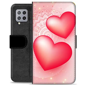 Samsung Galaxy A42 5G Premium Plånboksfodral - Kärlek Animerad