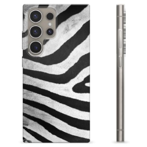 Samsung Galaxy S24 Ultra TPU-Skal - Zebra Animerad