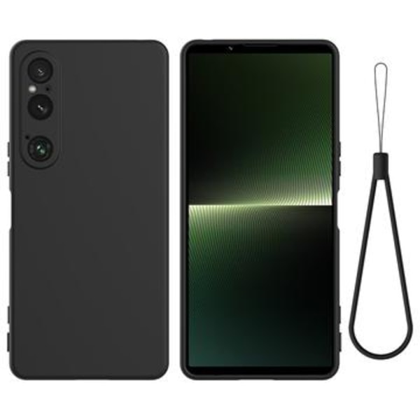 Sony Xperia 1 VI Liquid Silikonskal - Svart Svart