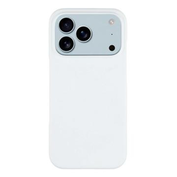 iPhone 17 Pro Gummerat Plastskal - Vit Vit