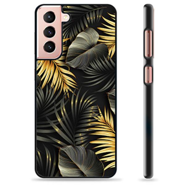 Samsung Galaxy S21 5G Skyddsskal - Gyllene Löv Animerad