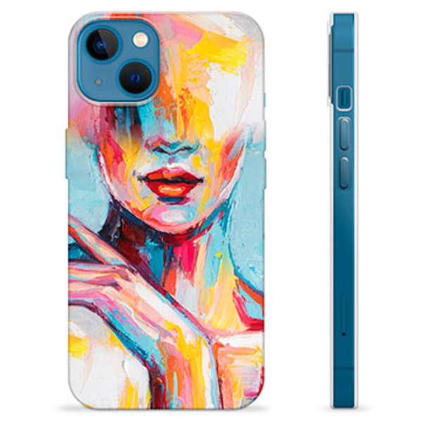 iPhone 13 TPU-Skal - Abstrakt Porträtt Animerad
