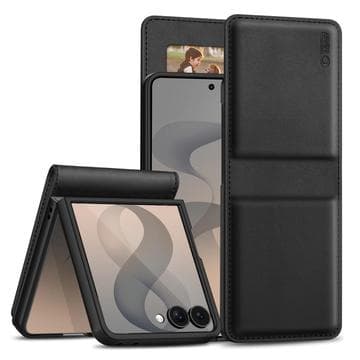 Samsung Galaxy Z Flip8 Tech-Protect plånboksfodral med... Svart