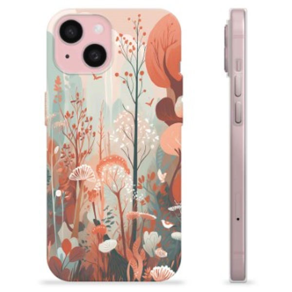 iPhone 15 TPU-Skal - Gamla Skog Animerad