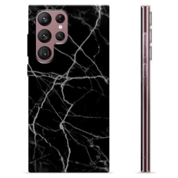 Samsung Galaxy S22 Ultra 5G TPU-Skal - Svart Blixt Tvåfärgad