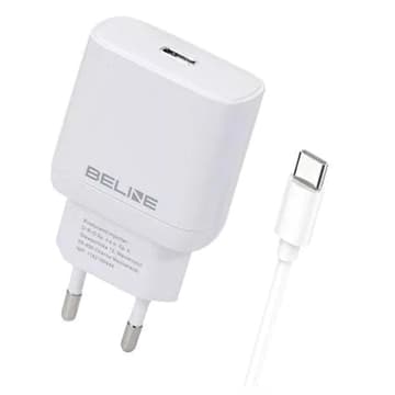 Beline PD 3.0 USB-C GaN-laddare - 30W - Vit Vit