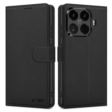 Xiaomi 17T Pro Tech-Protect plånboksfodral med magnet och... Svart