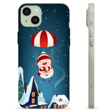 iPhone 15 Plus TPU-Skal - Snögubbe Animerad