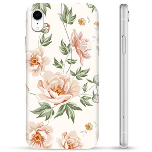 iPhone XR TPU-Skal  - Blommig Animerad